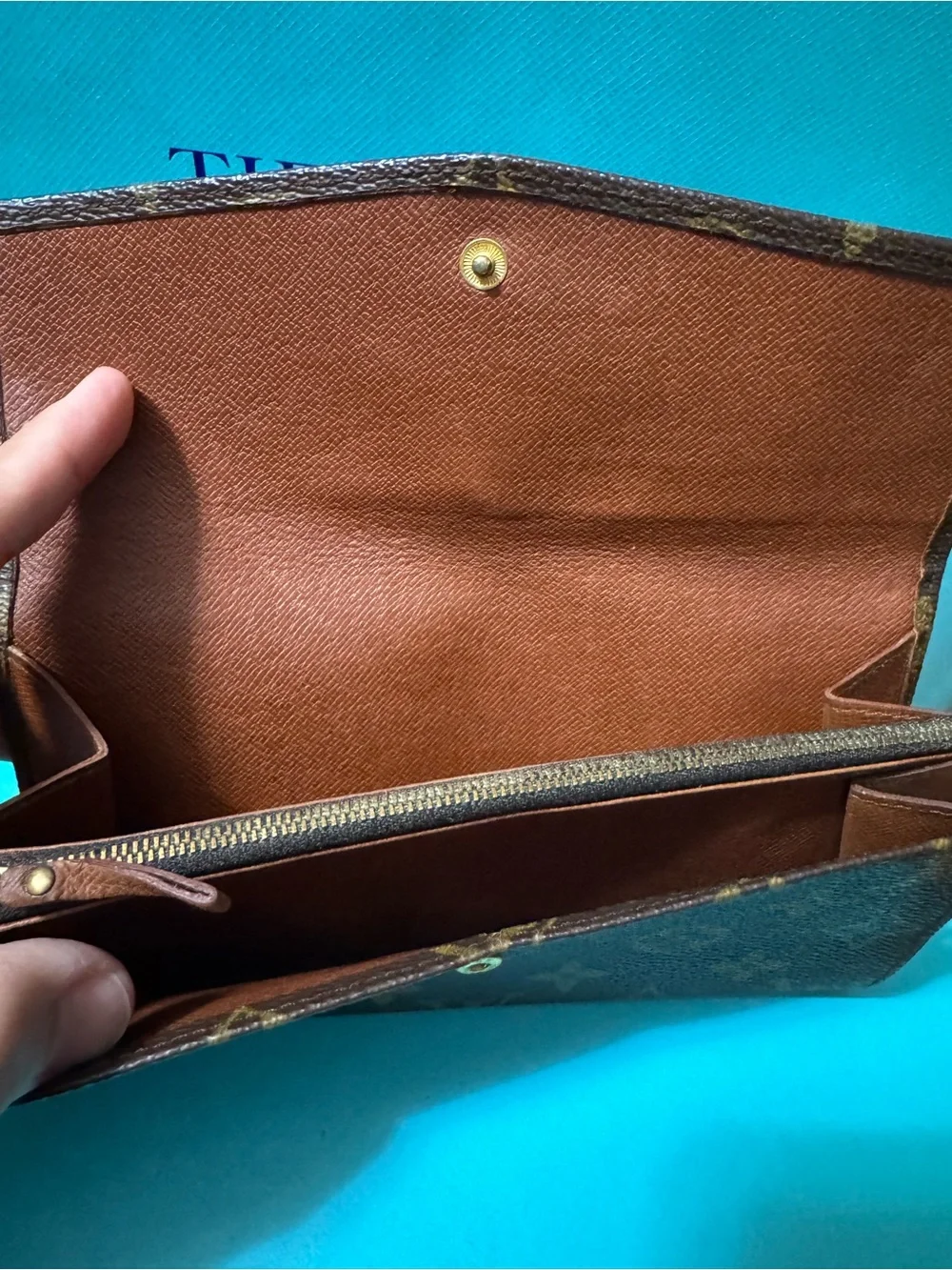 Louis Vuitton Brown Monogram Envelope Wallet